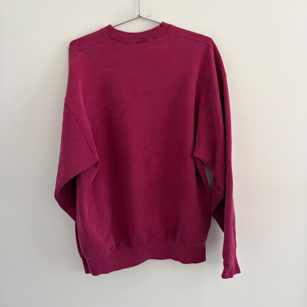 Vintage Fruit of the Loom SMSU Soccer Sweatshirt XL Burgundy USA Made - Picture 3 of 5